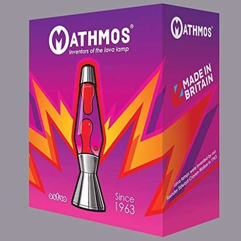 Mathmos Astro Original Lávalámpa Dekoratív Hangulatlámpa - Purple/Red