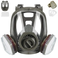 Mască completă de protecție respiratorie Matlarn 6800 cu filtru, mască de gaze reutilizabilă pentru vopsit, șlefuire, substanțe chimice și particule fine de praf 1