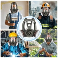 Mască completă de protecție respiratorie Matlarn 6800 cu filtru, mască de gaze reutilizabilă pentru vopsit, șlefuire, substanțe chimice și particule fine de praf 7