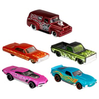 Set 5 mașinuțe Mattel Hot Wheels DJG23, modele asortate pentru colecționari 4