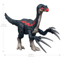 Akčná figúrka dinosaura Mattel Jurassic World Chaos Theory Therizinosaurus so zvukom JCG17 7