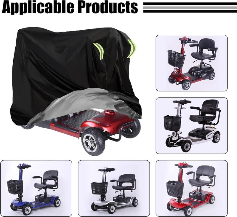 MaxAwe Elektromos Roller Takaró 140x66x91cm Vízálló Oxford Védőhuzat