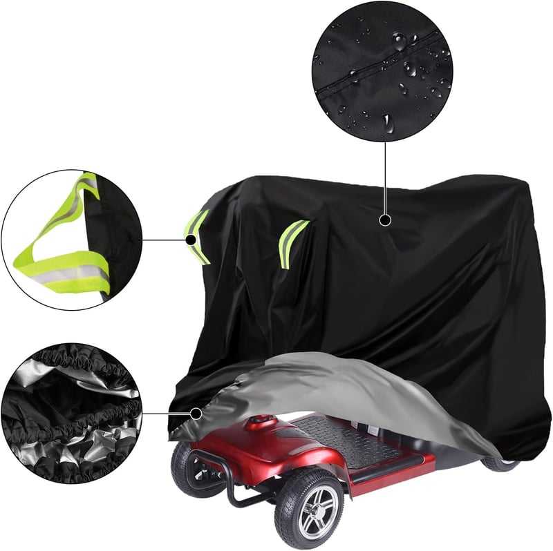 MaxAwe Elektromos Roller Takaró 140x66x91cm Vízálló Oxford Védőhuzat