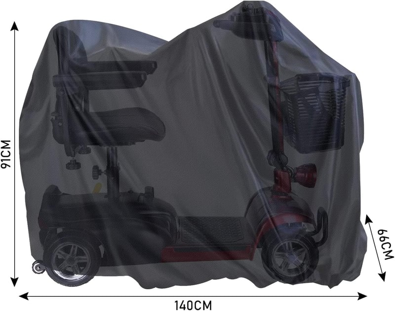 MaxAwe Elektromos Roller Takaró 140x66x91cm Vízálló Oxford Védőhuzat
