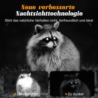 Cameră de vânătoare MAXDONE cu transmitere prin aplicație mobilă, cameră de supraveghere a faunei cu rezoluție 4K 64MP 4