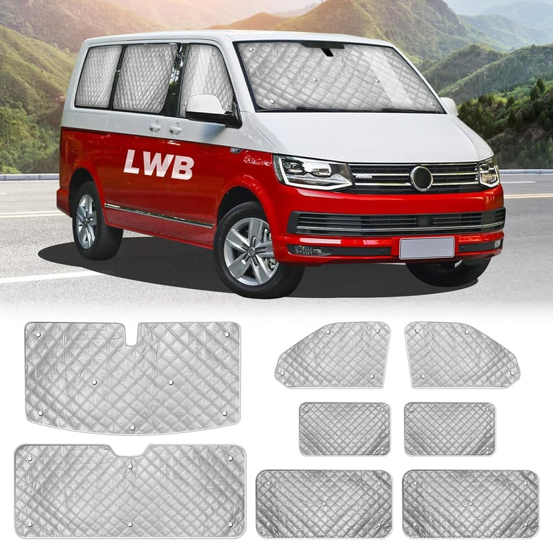 MaxEarn Hővédő Szőnyeg Szett VW T5/T6 fülkéhez - 8 részes