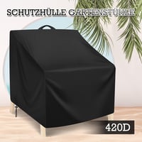 MaxEarn Kerti Fotel Védőhuzat 102x109x124cm Vízálló UV-Álló Szélálló 2