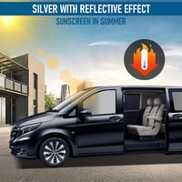 MaxEarn Vito II W639/Viano 2003-2014 Hővédő Szélvédő Napellenző Szett 10db 6