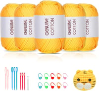 Maxee vastag pamut horgolófonal 5x50g, kezdőknek, amigurumi, nem hasadó 1