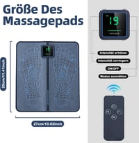 Maxee Vezeték Nélküli EMS Lábmasszírozó Távirányítóval - 8 Üzemmód, 19 Intenzitás, Vérkeringést Serkentő, Izomfájdalom Enyhítő 4