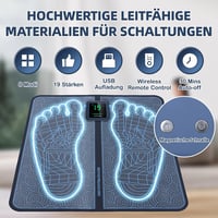 Maxee Vezeték Nélküli EMS Lábmasszírozó Távirányítóval - 8 Üzemmód, 19 Intenzitás, Vérkeringést Serkentő, Izomfájdalom Enyhítő 2