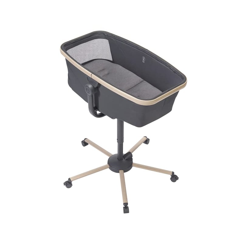 Maxi-Cosi Alba 3 v 1 kolíska a jedálenská stolička, 0 – 3 roky (15 kg), detská kolíska a postieľka, Beyond Graphite