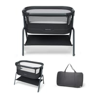 Pătuț co-sleeping Maxi-Cosi Iora² pentru bebeluși 0-6 luni (9 kg), Elegance Graphite, saltea CloudCore de 5 cm, 5 niveluri de înălțime, pliabil, ușor 2