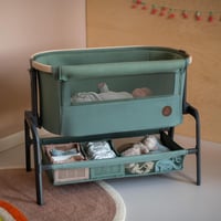 Maxi-Cosi Iora prístelka, skladacia postieľka s mäkkým matracom, 0–6 mesiacov, 9 kg, 5 výškových polôh, Essential Graphite 9