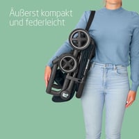 Maxi-Cosi Lara2 Könnyű Babakocsi 0-22kg Összecsukható Hordpánttal Grafit 2