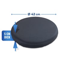 Pernă Rotativă cu Gel Maximex, Pernă Ergonomică Confort 360° cu Decupaj pentru Detensionare și Protecția Coloanei Vertebrale 4