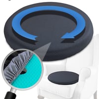 Pernă Rotativă cu Gel Maximex, Pernă Ergonomică Confort 360° cu Decupaj pentru Detensionare și Protecția Coloanei Vertebrale 9