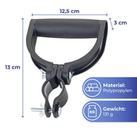Univerzálna rukoväť Maximex, otočná o 180°, ergonomická násada, dizajn šetrný ku kĺbom a chrbtu, pomôcka na uľahčenie práce 6