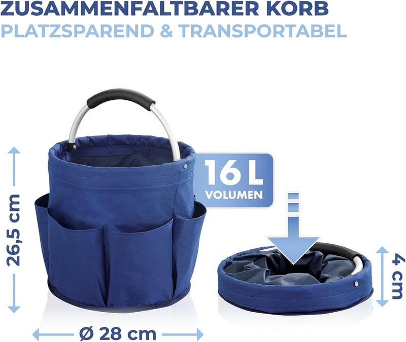 Maximex Univerzális Tárolódoboz Kék 4cm Kert és Takarítás Szerszámokhoz - Blue
