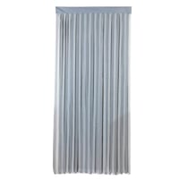 Dverová sieť proti hmyzu Maximex Wenko, sivo-biele pruhy, 90x200 cm, odolná voči hmyzu, možnosť skrátenia, upevnenie na suchý zips, polyester 1