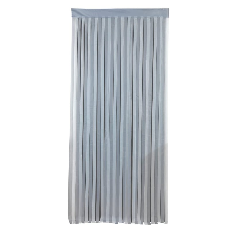 Dverová sieť proti hmyzu Maximex Wenko, sivo-biele pruhy, 90x200 cm, odolná voči hmyzu, možnosť skrátenia, upevnenie na suchý zips, polyester