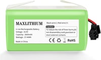 maxlithium A1G2E001 csere akkumulátor Eufy RoboVac / Deebot / Conga modellekhez - 14,4V 2600mAh 1