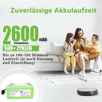 maxlithium A1G2E001 csere akkumulátor Eufy RoboVac / Deebot / Conga modellekhez - 14,4V 2600mAh 3