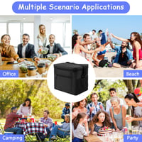 Geantă frigorifică Maxmoc 10 L, pliabilă, din material Oxford impermeabil, geantă de picnic, geantă termică portabilă pentru camping, călătorii și utilizare în aer liber 7