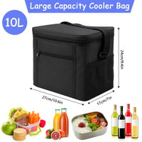 Geantă frigorifică Maxmoc 10 L, pliabilă, din material Oxford impermeabil, geantă de picnic, geantă termică portabilă pentru camping, călătorii și utilizare în aer liber 2