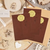 Set de 86 de piese Maxmoc Vintage, hârtie de scris cu plicuri - Set de papetărie retro 6