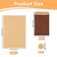 Set de 86 de piese Maxmoc Vintage, hârtie de scris cu plicuri - Set de papetărie retro 2