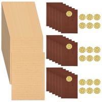 Set de 86 de piese Maxmoc Vintage, hârtie de scris cu plicuri - Set de papetărie retro 1
