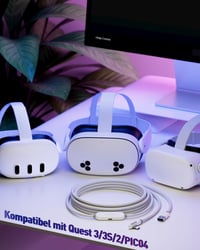 Maxonar Link kábel 5 m USB 3.0 – USB-C nabíjací port, VR prepojovací kábel, biely 2