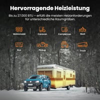 maXpeedingrods 8 kW Diesel Fűtőegység Bluetooth App, Autó Lakóautó Teherautó 10
