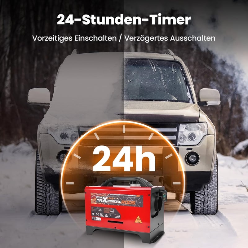 maXpeedingrods 8 kW Diesel Fűtőegység Bluetooth App, Autó Lakóautó Teherautó