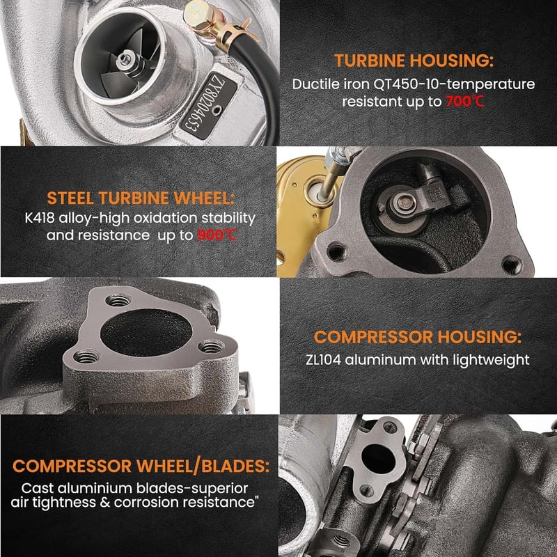maXpeedingrods K04 015 Turbó Audi A6 1.8T 1997-1999 K03 K04 Upgrade