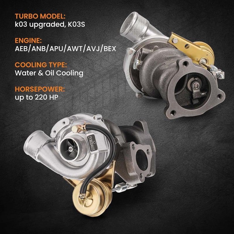 maXpeedingrods K04 015 Turbó Audi A6 1.8T 1997-1999 K03 K04 Upgrade