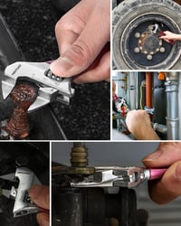 MAXPOWER 150 mm állítható villáskulcs 30 mm maximális nyílással, állítható kulcs, piros markolat 5