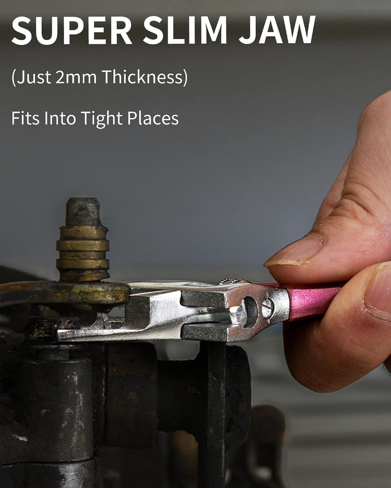 MAXPOWER 150 mm állítható villáskulcs 30 mm maximális nyílással, állítható kulcs, piros markolat