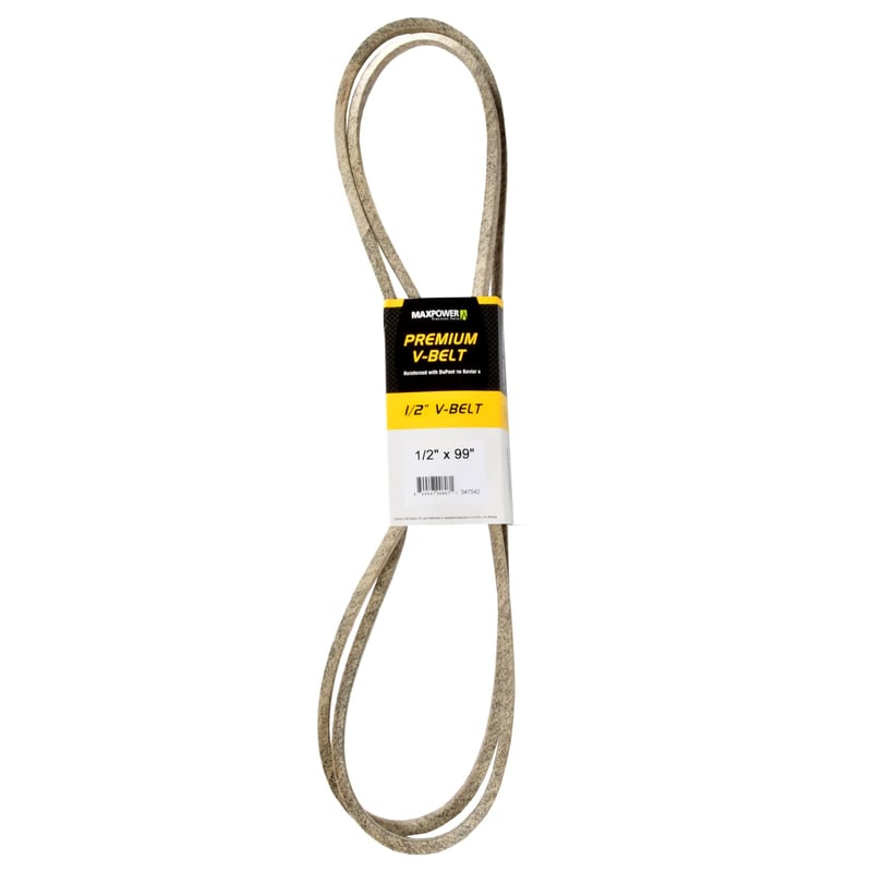 MAXPOWER klinasti remen 347542, kevlarom ojačani remen 1/2" x 99" - 4L990 - vanjska duljina 2520 mm