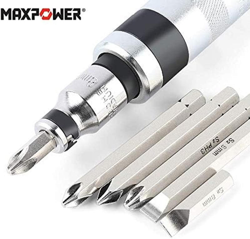MAXPOWER Racsnis Csavarhúzó Készlet 8 Részes Forgásirány Váltóval