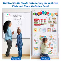 maxtek mágneses fehér tábla alumínium kerettel, kétoldalas - 180x100 cm 5