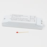Transformator Halogen MAXTRACK ET-150 230V/12V 50-150W cu Protecție la Suprasarcină și Supraîncălzire, Alb, 160x46x30 mm, Nereglabil 2