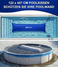 MAXVINI 122x457 cm XXXL medence párna takaróhoz, 2x5m kötéllel és javítókészlettel 8