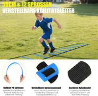 Set de 2 porți de fotbal pliabile MAXVINI - 182x120x120 cm 5