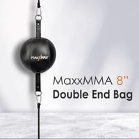 MaxxMMA Boksz Speed Ball Műbőr Dupla Vég Edzéshez Pumpával 2