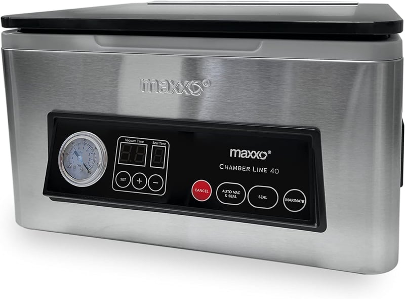 Maxxo VM ChamberLine 40 Profi Vákuumozó Gép 4L Folyadékhoz + 30 Zsák