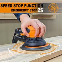 MAXXT 350W Elektromos Excentercsiszoló 150mm Orbitális Szandírozó Gép 3