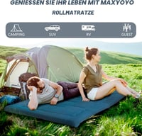 MAXYOYO Hordozható Összecsukható Futon Matrac 135x190cm Prussian Blue 7