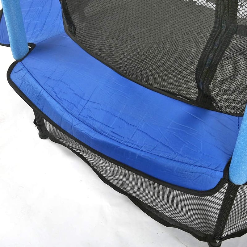 Maycoly 140 cm gyerek trambulin biztonsági hálóval és párnázott védelemmel